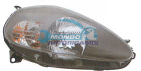 PROIETTORE DX H4 ELE.-GRI.SCURO-C-MOTORE-08 FIAT GRANDE PUNTO ANNO 09-05 -