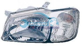 PROIETTORE SINISTRO MOD. H4 REG.ELETTRICA HYUNDAI ACCENT ANNO 01-00 - > 12-01