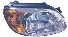 PROIETTORE DX H4 ELETTRICO-CON FANALE ARANCIO HYUNDAI ACCENT ANNO 01-02 - 08-06