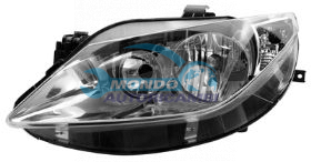 PROJECTEUR GA. H7+H7 ELEC.-S/MOTEUR-CHROME'