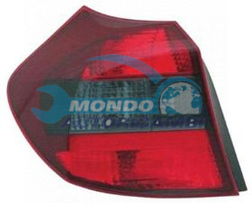 GRUPPO OTTICO POSTERIORE DX MOD. ROSSO-FUME' BMW SERIE 1-E87 ANNO 08-04 - 04-07