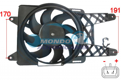 Ventilateur, refroidissement du moteur