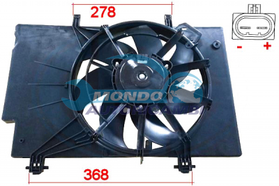 Ventilateur, refroidissement du moteur