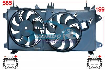 Ventilateur, refroidissement du moteur