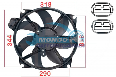 Ventola, Raffreddamento Motore