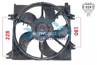 Ventilateur, refroidissement du moteur