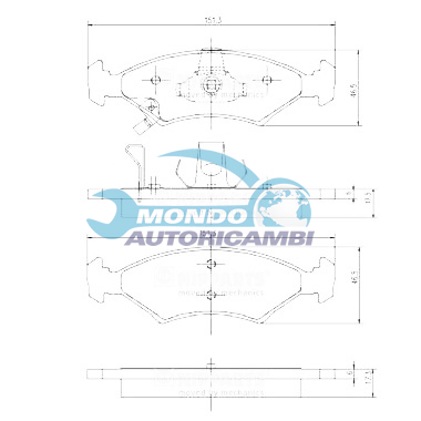 Brake Pad Set, disc brake