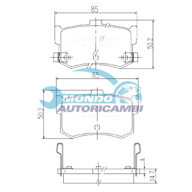 Brake Pad Set, disc brake