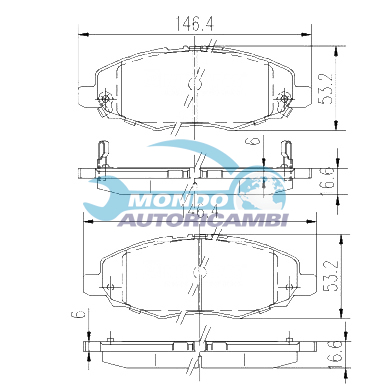 Brake Pad Set, disc brake